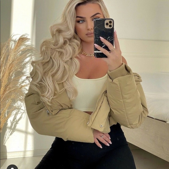 Zara Elastic Trim Padded Jacket - Picture 6 of 15